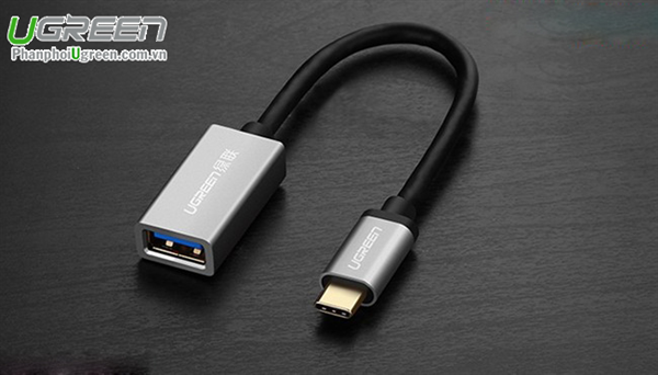 Dây Cáp OTG USB Type C to USB 3.0 chuẩn A cổng âm cao cấp Ugreen 30646