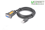 Dây cáp USB to Com đầu âm RS232 DB9 dài 1.5m chính hãng Ugreen 20201