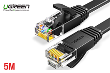 Dây mạng cat6 dạng dẹt dài 5m Ugreen 50176 chính hãng