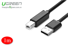 Dây máy in USB 2.0 chính hãng Ugreen 10844 dài 1m