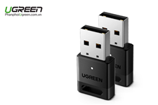 Thiết bị USB Bluetooth v5.4 Dongle cho PC Ugreen 45134 chính hãng