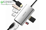 Ugreen 50516 - Bộ đa năng USB Type-C to HDMI tích hợp cổng Lan, đọc thẻ SD/TF